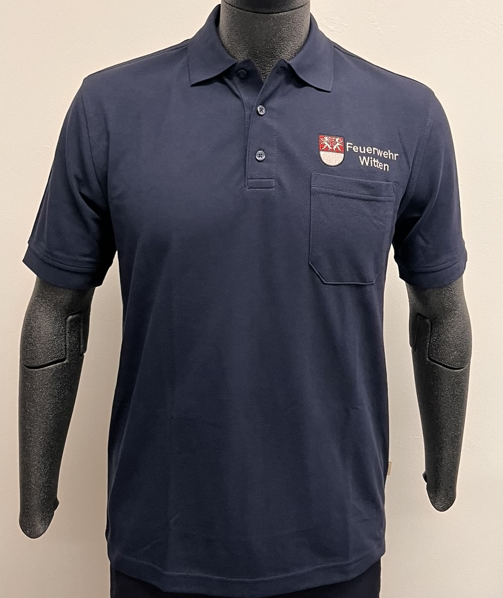 Poloshirt 1/2 arm, HAKRO "NO.812", ink. Logostick Witten (Stickvorl. 6663)