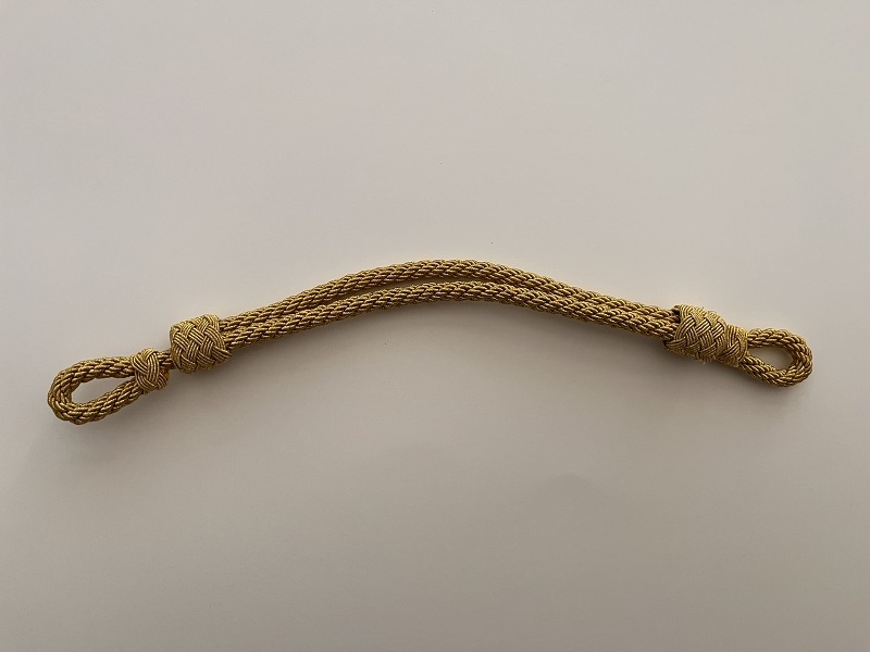 Dienstmütze - Mützenkordel, 8mm breit, Farbe gold